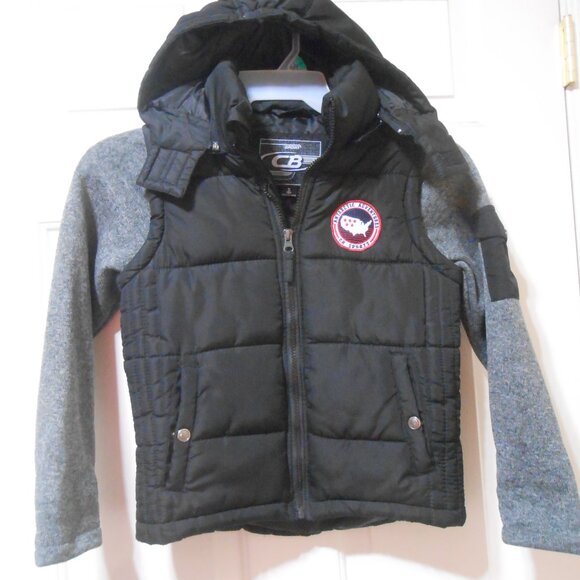 Excellent CB Sports Boys size S8 nylon Bomber Jacket full zip w/ pockets ๐ฆ - Picture 4 of 9